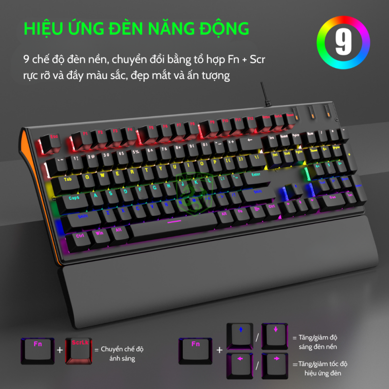 کیبورد مکانیکال Deiog  M105  RGB