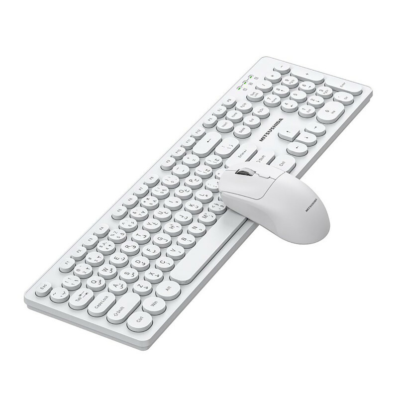 کیبورد و ماوس بی سیم میتسوشیدا مدل KC-AN500 مشکی