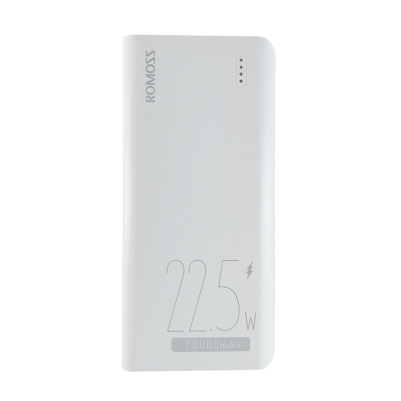 پاوربانک روموس مدل PPM-20 ظرفیت 20000 میلی آمپر ساعت سفید