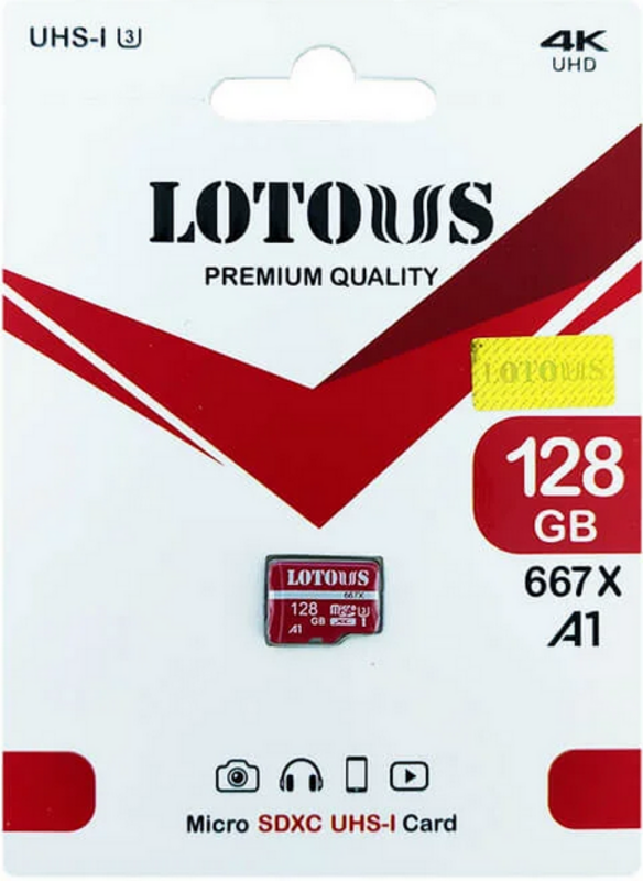 مموری میکرو  Lotous  128G  4K