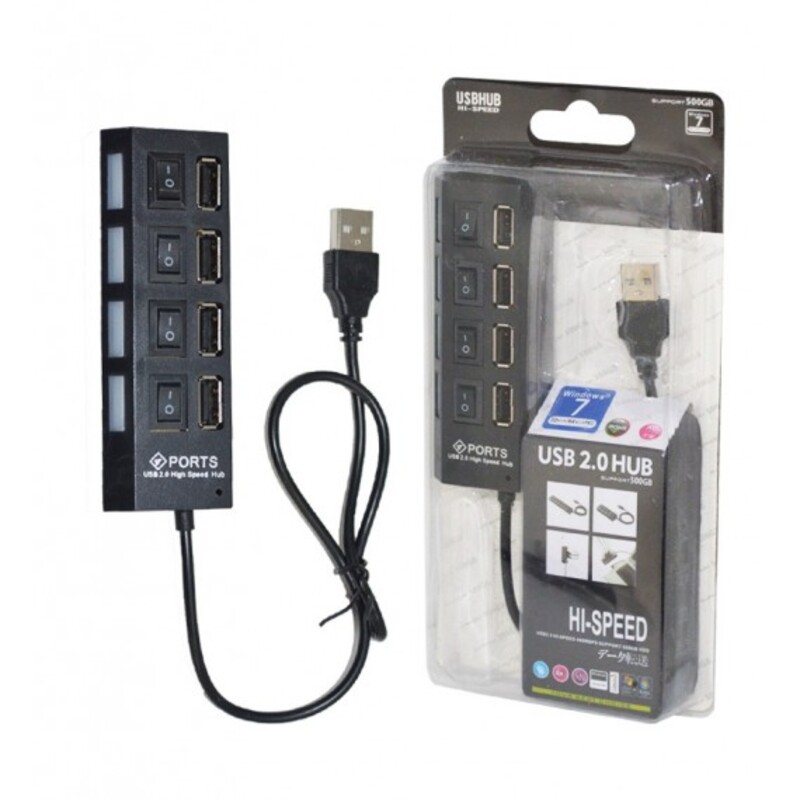 هاب 4 پورت کلید دار HI-SPEED