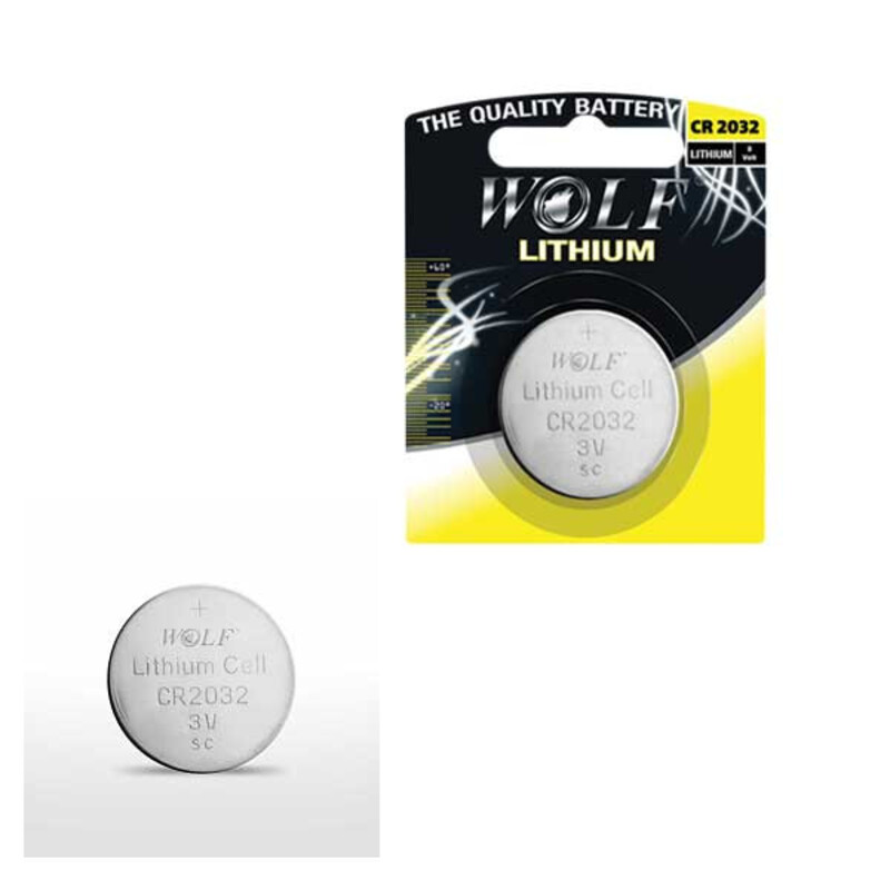 باتری  سکه ای WOLF 2032