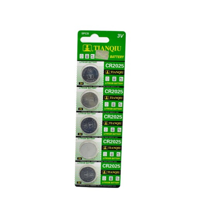 باتری سکه ای Tianqiu 2025 ورق 5 عددی