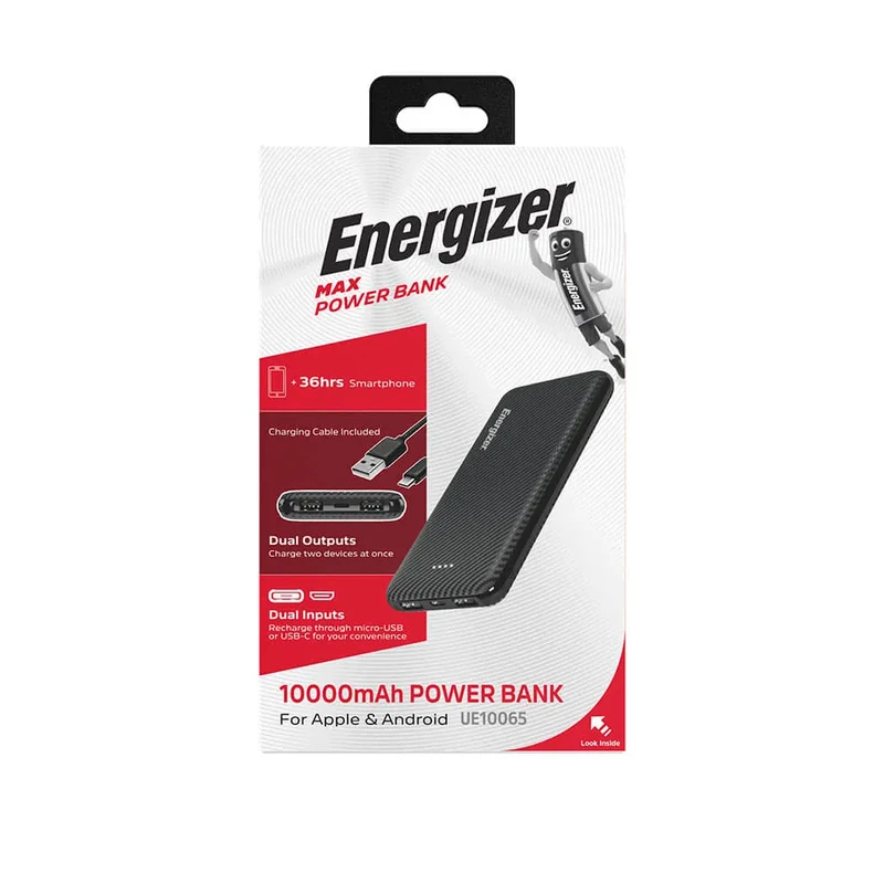 پاوربانک Energizer مدل UE10065 ظرفیت 10000