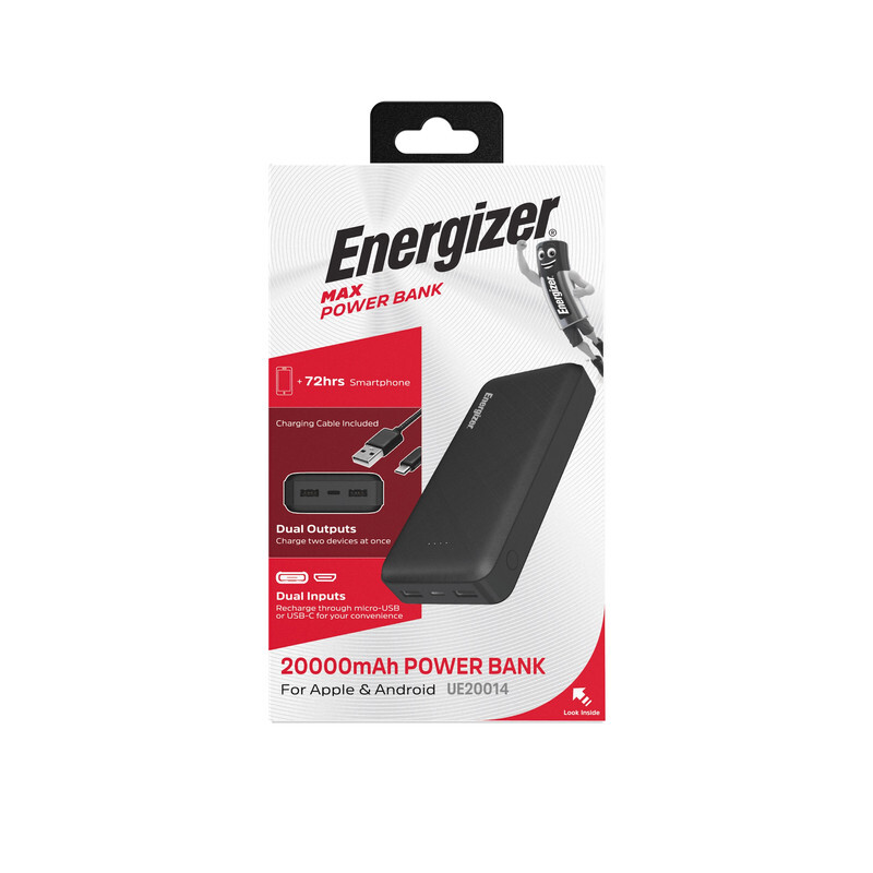 پاوربانک 20000mAh Energizer مدل UE20014