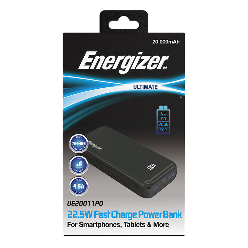 پاوربانک 20000mAh Energizer مدل ue20011PQ فست