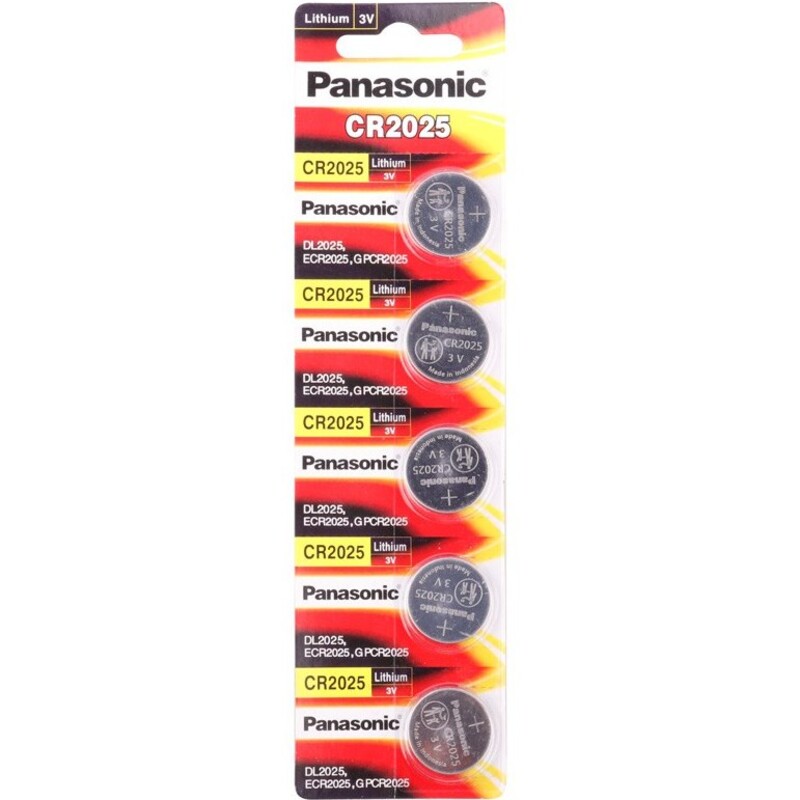 ورق 5 عددی باتری سکه ای Panasonic  2025