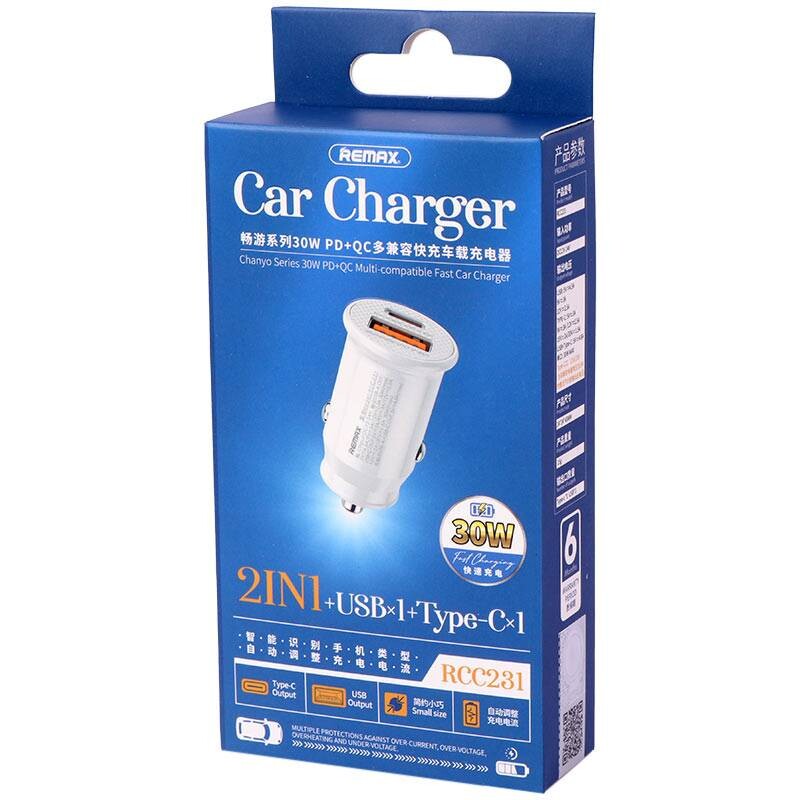 شارژر فندکی مدل RCC231 30W برند Remax