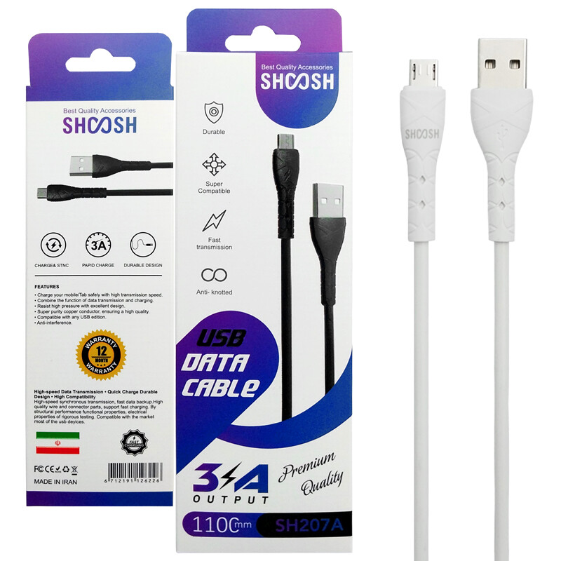 کابل شارژ اندروید   207 FAST CHARGE SHOOSH