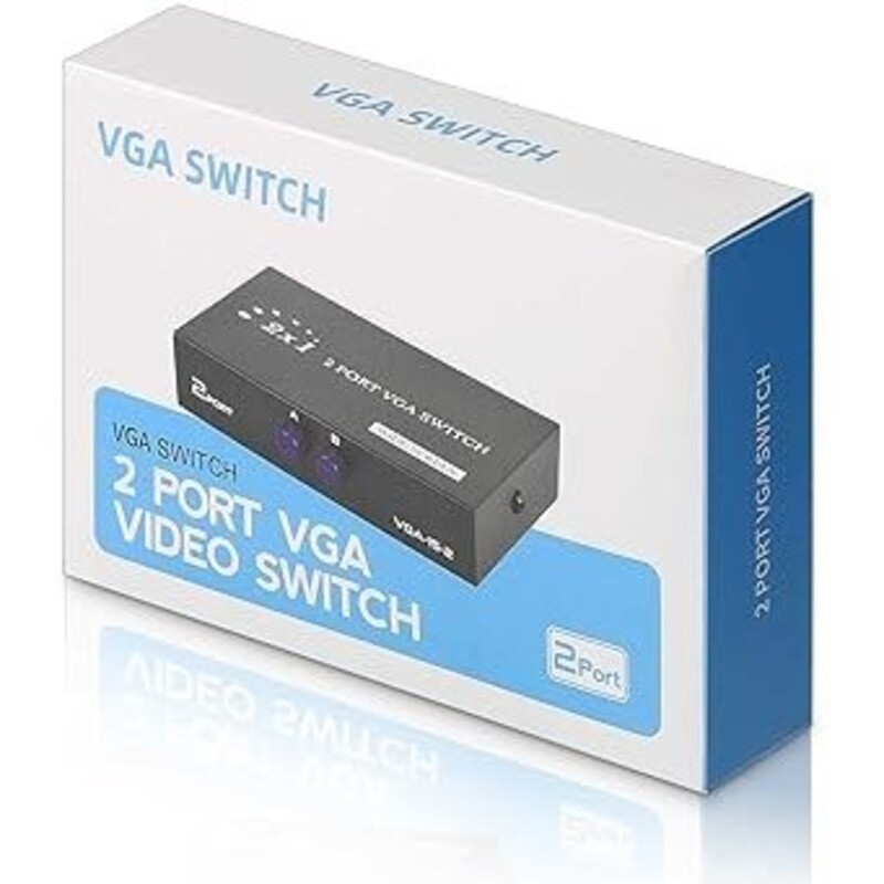 دیتا سوئیچ 1 به 2 دستی VGA
