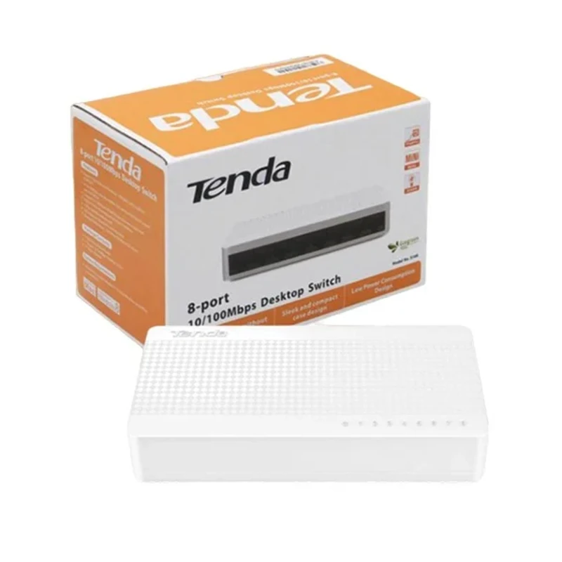 سوییچ شبکه 8 پورت تندا مدل S108 ا Tenda S108 8-Port