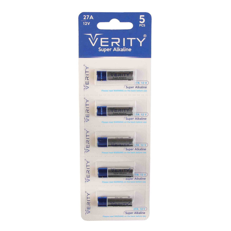 باتری ریموت  verity A27  ورق 5 عددی