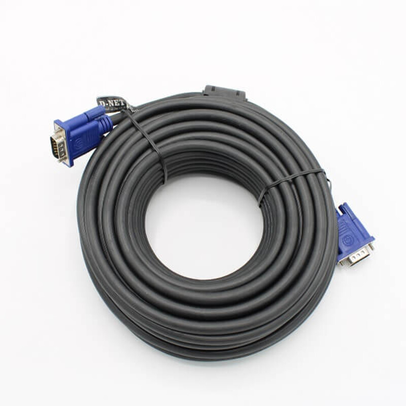 کابل VGA  D-NET 20M پک نایلونی