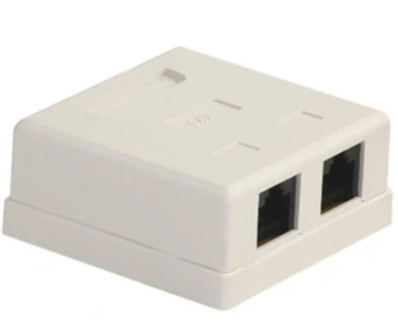 کیستون باکس شبکه 2 پورت CAT5E FTP SURFACE PNET PLUS 20-100