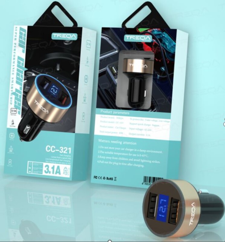 شارژر فندکی  ترکا TREQA مدل CC-321