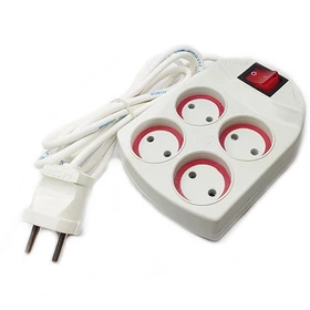 رابط برق  4  خانه کلید دار  NASIM  1.5M