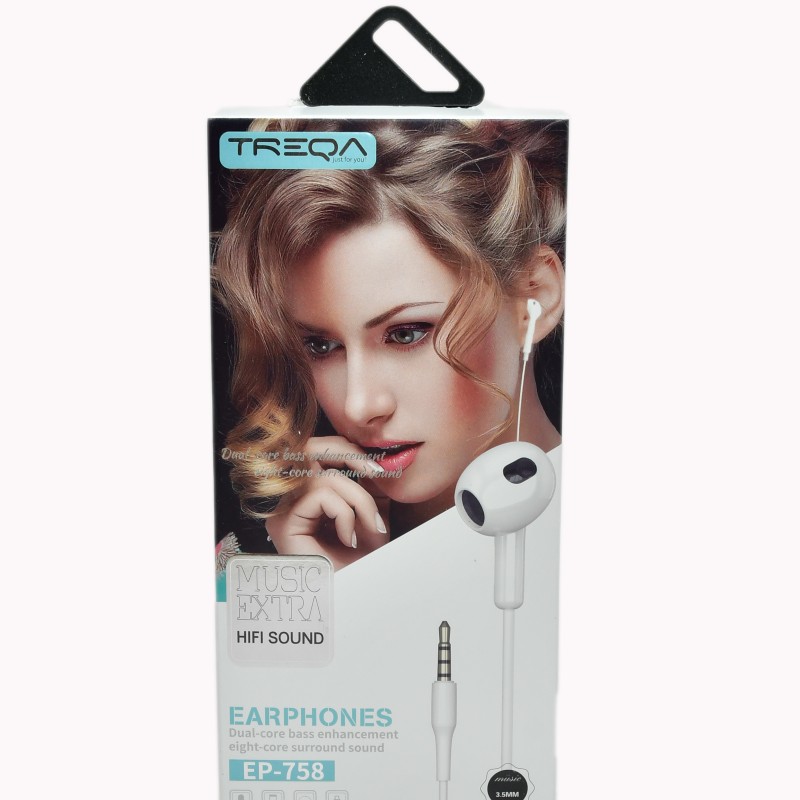 هندزفری سیم دار  Treqa  758