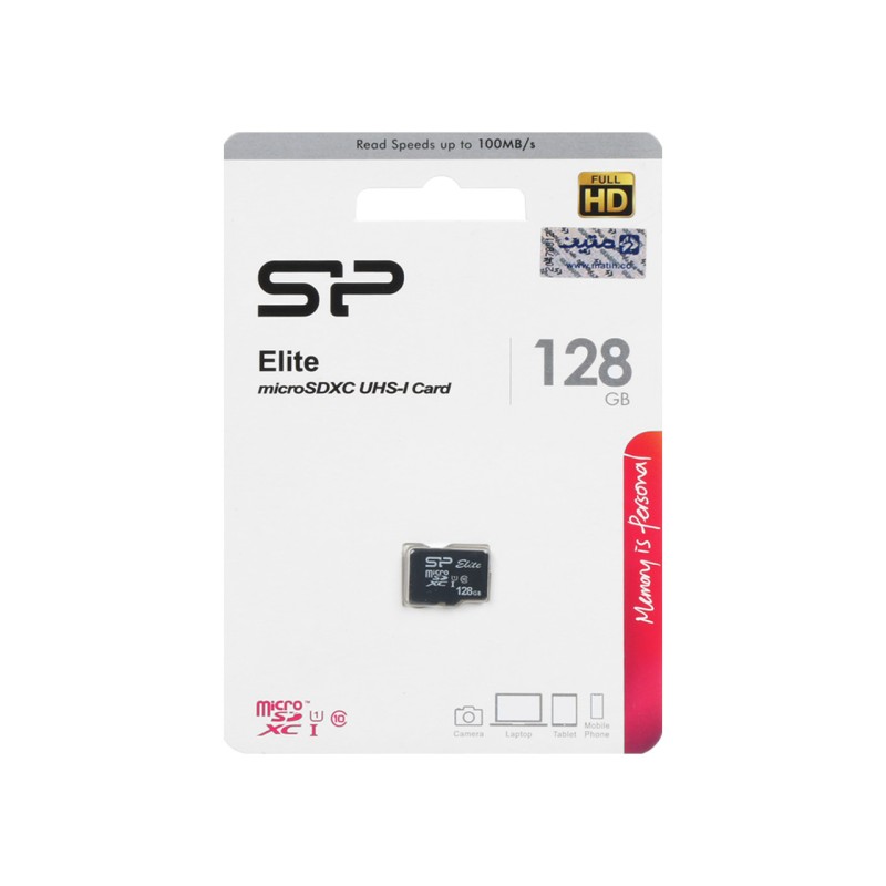 کارت حافظه  سیلیکون پاور  ELITE  UHC-I U1  100MBps ظرفیت 128 گیگابایت