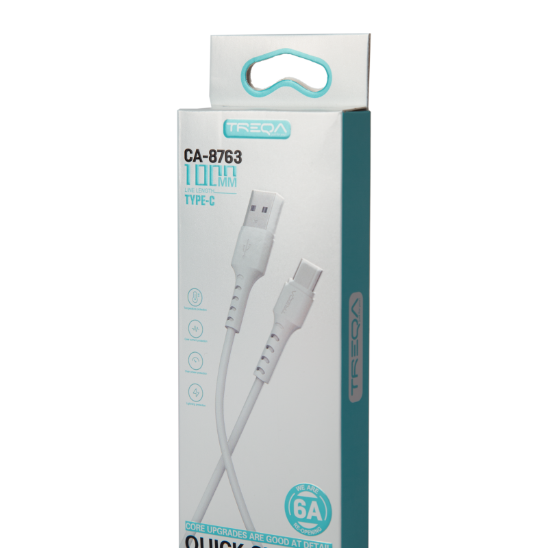 کابل Type c Treqa 8763  6A