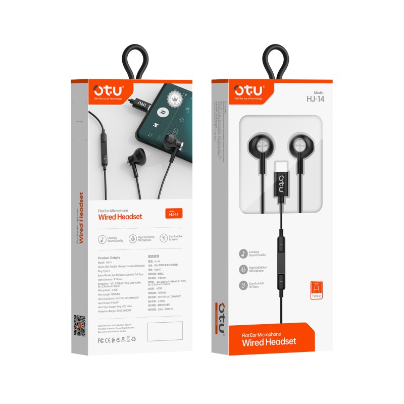 هندزفری OTU HJ-14 تایپ سی