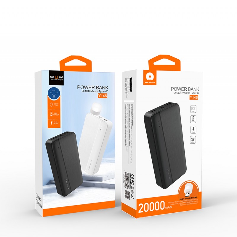 پاوربانک  WuW  Y146   20000Mah
