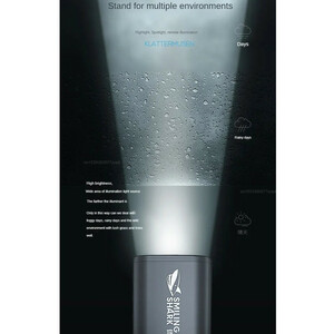 چراغ قوه شارژی اسمایلینگ شارک مدل SD-1023