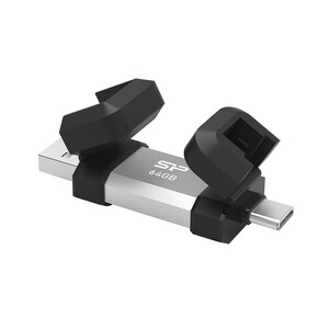 فلش مموری USB 3.2 سیلیکون پاور مدل C51 ظرفیت 64 گیگابایت
