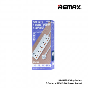 محافظ و هاب شارژ Remax  RP-U160  30W مشکی