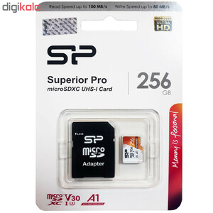 مموری میکرو سیلیکون پاور Superior Pro  UHS-I U3   256G