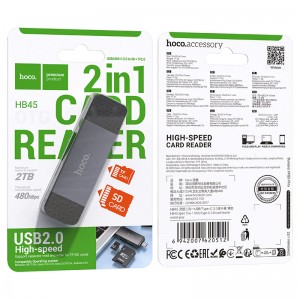 مموری ریدر  Hoco  HB45   USB2.0     TYPE-C
