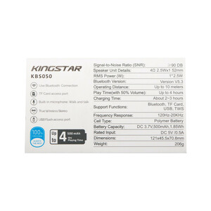 اسپیکر بلوتوث Kingstar KBS050