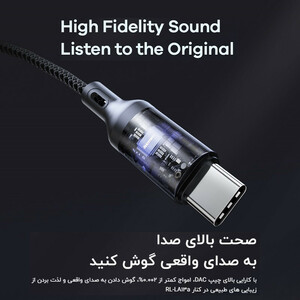 مبدل USB-C به AUX ریمکس مدل L13a