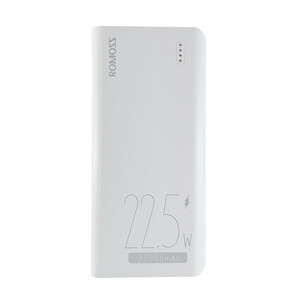 پاوربانک روموس مدل PPM-20 ظرفیت 20000 میلی آمپر ساعت سفید