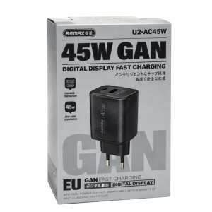 شارژر  فست ریمکس مدل U2-AC45W مشکی