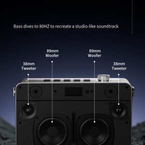 اسپیکر بلوتوثی DeepBass Box45 مشکی