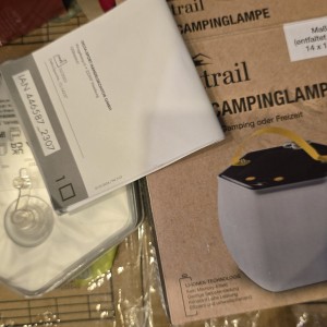 لامپ کمپ خورشیدی ضد آب اضطراری Rocktrail