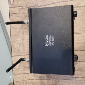 یکروفن بیسیم 2دستی مدیا مدل WE-2600