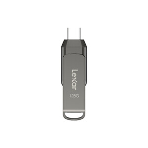 فلش مموری لکسار مدل Dual Drive D400 ظرفیت 128 گیگابایت با رابط USB 3.2