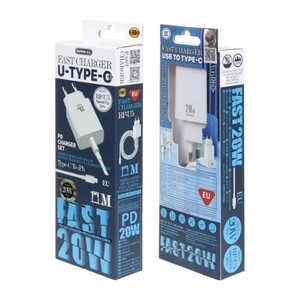 شارژر ریمکس فست شارژ مدل RP-U5 به همراه کابل شارژ لایتنینگ آیفون