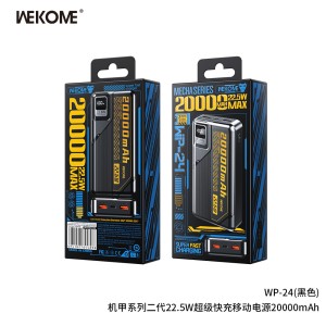 پاوربانک 20000mAh  Wekome  مدل WP-24  فست مشکی