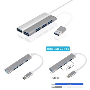 هاب 4 پورت Usb3  فلزی