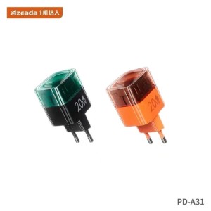 شارژر دیواری Azeada pd-A31 20w نارنجی