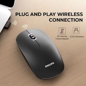 ماوس بیسیم شارژی سایلنت Philips مدل  SPK7315