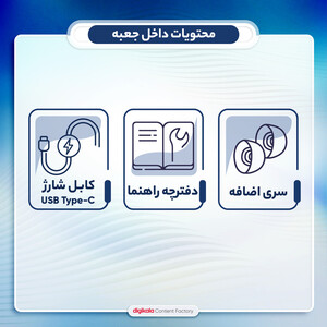 ایرپاد Qcy T13 ANC 2 مشکی گارانتی 18 ماهه