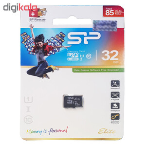 کارت حافظه  سیلیکون پاور  Elite  UHS-I U1  85MBps ظرفیت 32 گیگابایت