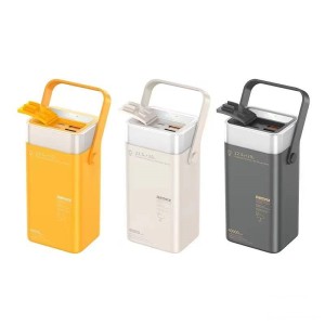 پاوربانک ریمکس مدل RPP-596 ظرفیت 40000 میلی آمپر زرد