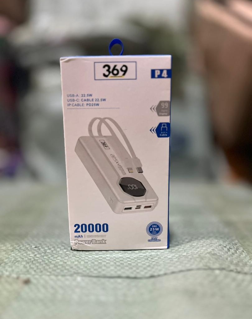 پاوربانک P4 برند 369