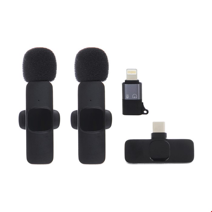 میکروفن یقه ای بی سیم مدل K9 Dual Type-C
