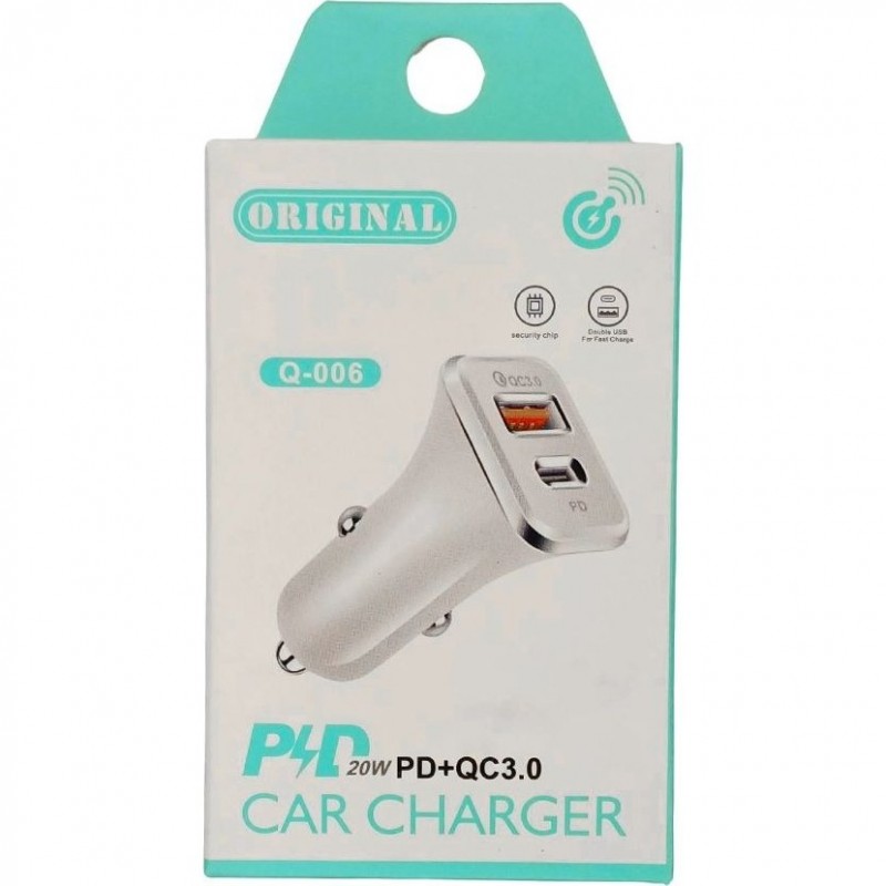 شارژر فندکی فست Q-006 لیندوس