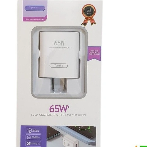 آداپتور 65 وات برند تونک به همراه کابل